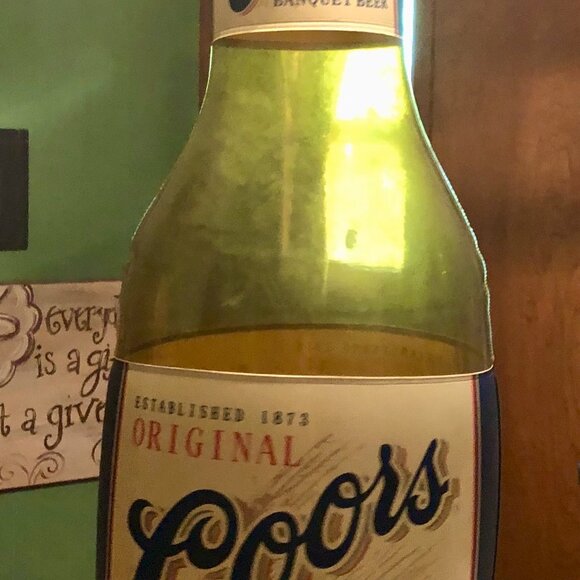 Coors Inflatable Blow Up Man Cave Garage Bar Beer Advertising Bottle - Picture 3 of 7